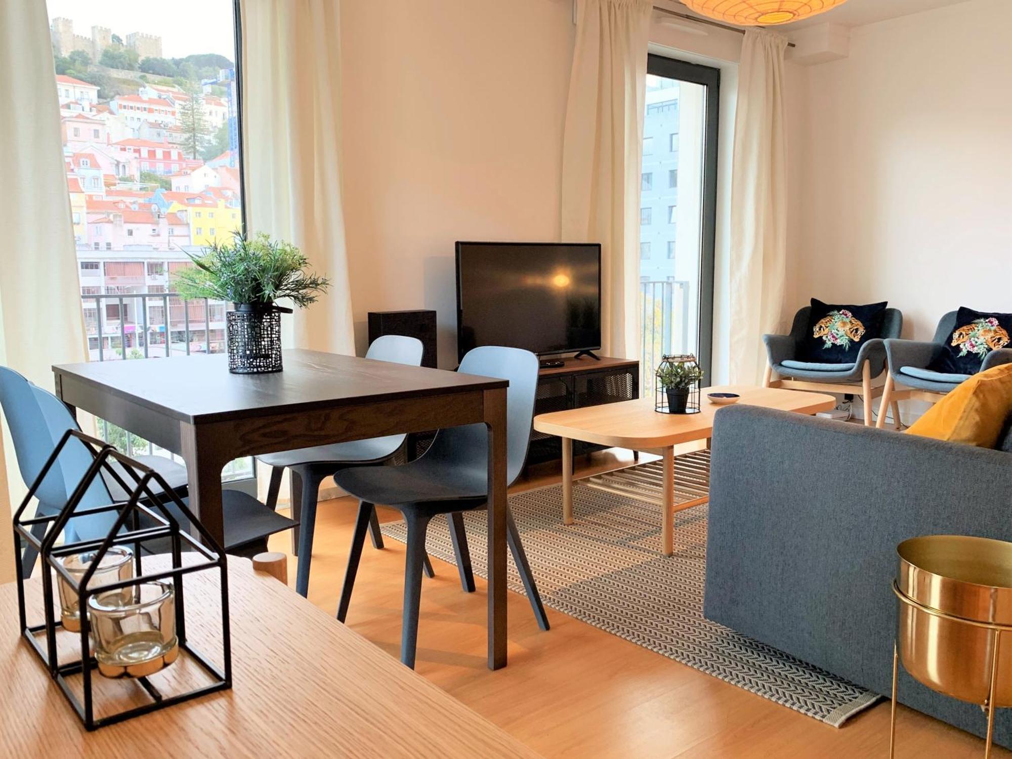 Mm3 Very Central Baixa-Rossio! Castle View And Free Parking! 리스본 외부 사진
